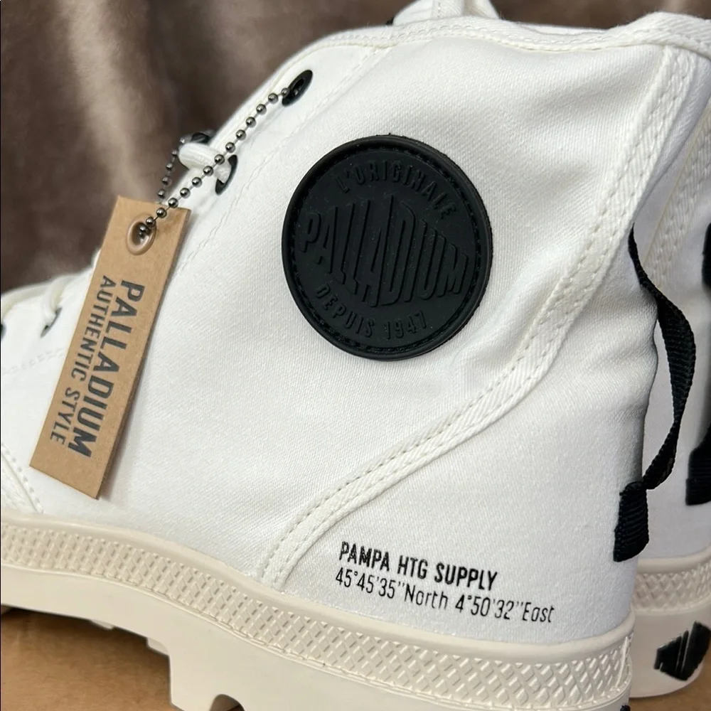 Palladium Men's White High-Top Sneakers - Picture 4 of 7